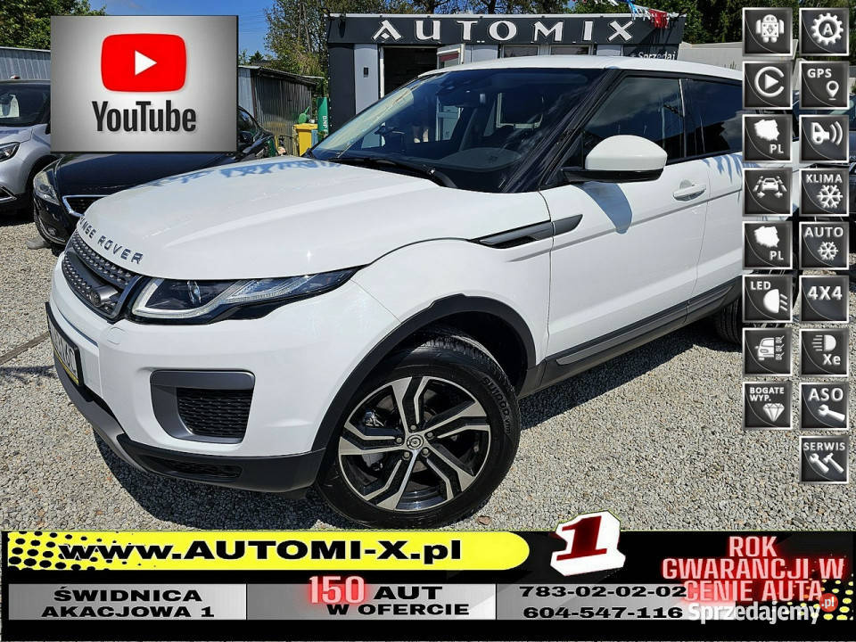 Land Rover Range Rover Evoque 4X420 D150 Salon Range Rover Evoque Świdnica