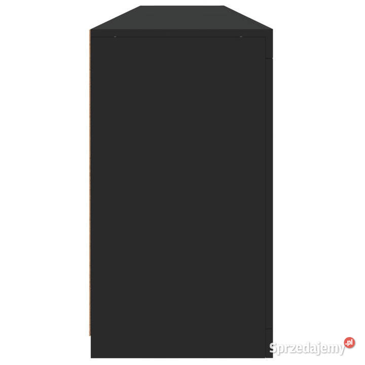 Szafka z oświetleniem LED czarna 202x37x67 Warszawa