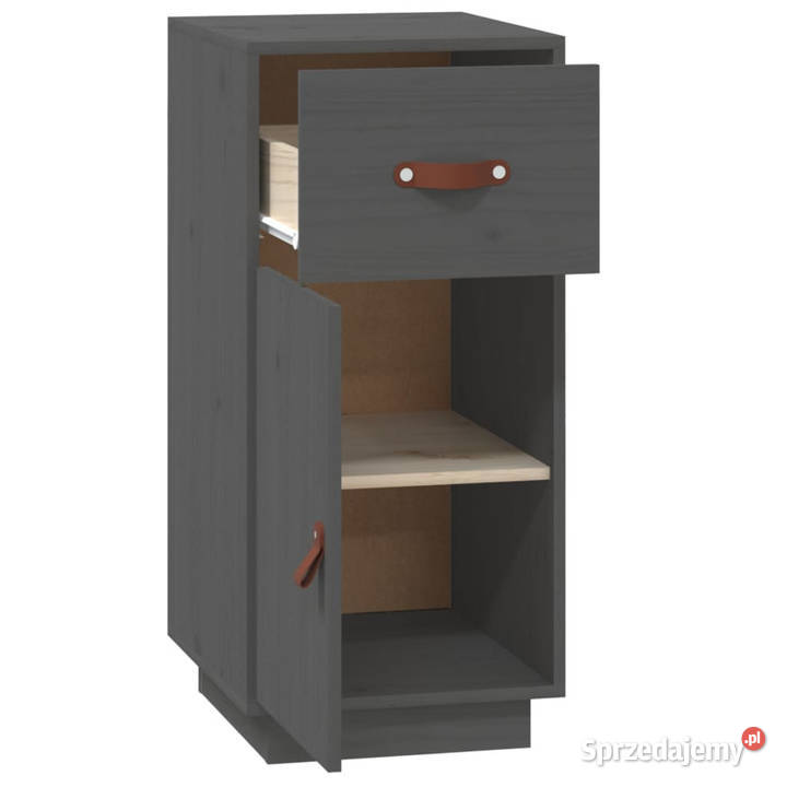 Szafka szara 34x40x75 lite drewno sosnowe Warszawa