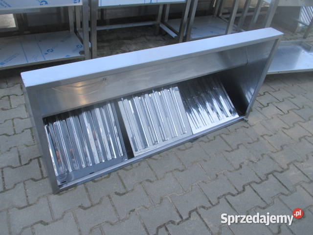 OKAP GASTRONOMICZNY TRAPEZOWY Z FILTRAMI TURBINĄ Ostrów Wielkopolski