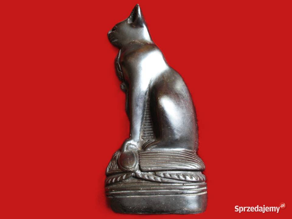 Kot z kobrą bogini Bastet z Egiptu 15 Figurki i rzeźby Siedlce