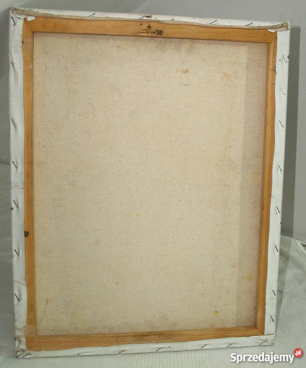 Olejny obraz Krakowa sygnowany MŁozińska Tarnów