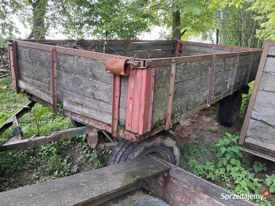 Przyczepa 2osiowa z rozrzutnika Jasło