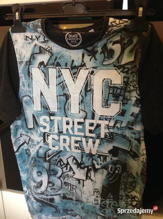 Koszulka Chłopięca SKATE NATION 1993 wzrost krótki lubuskie Nowa Sól