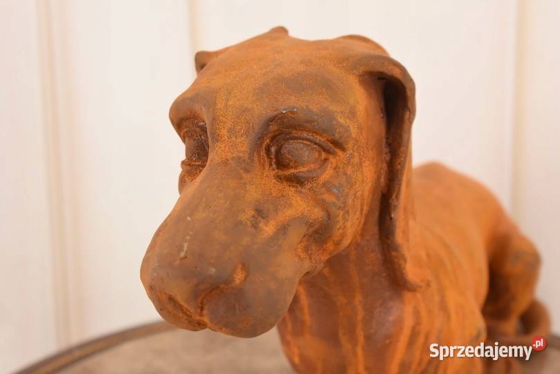 Żeliwna Figura Jamnika Pies Piesek Rustykalna Kraków