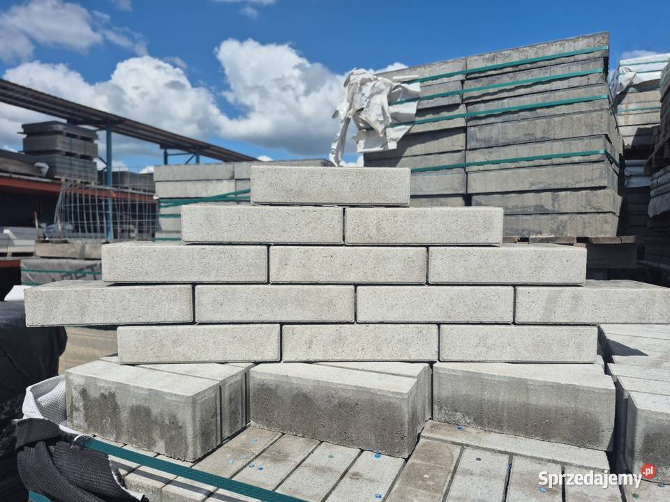 Palisada Betonowa Linea kolor biały 225x55 Wielogóra