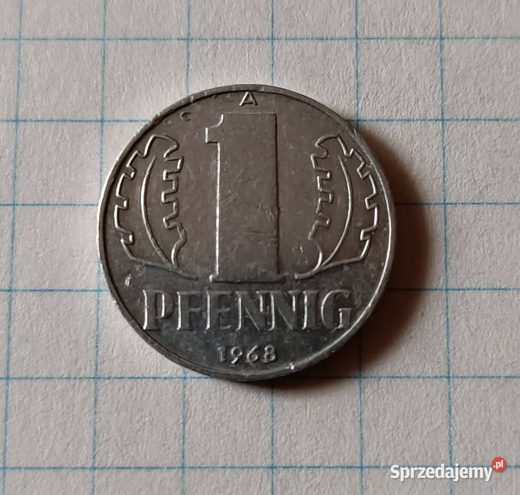 1 FENIG 1 PFENNIG 1968 NRD NIEMCY Piszczac