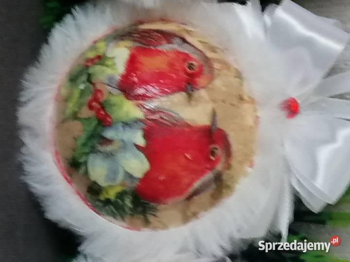 Zestaw 6 sztuk bombek dwustronnych wykonane Katowice sprzedam