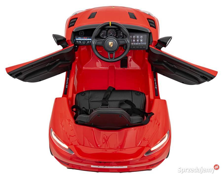 Porsche 718 Czerwone Auto na Akumulator 12V7Ah Łopuszno