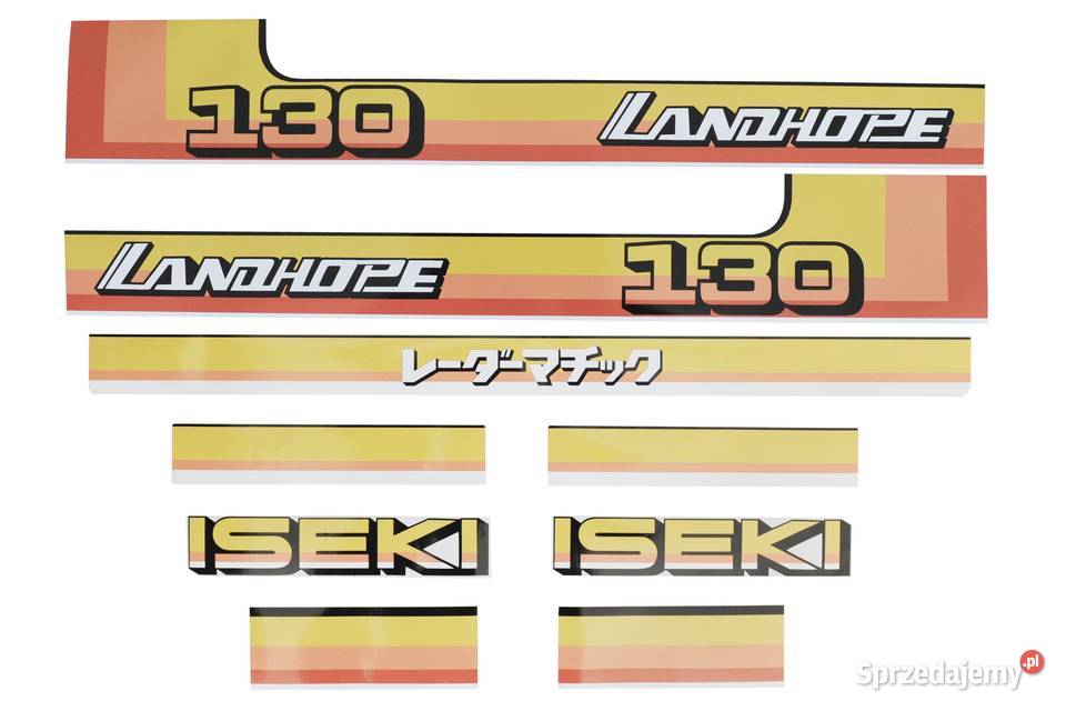 Naklejki Iseki TU130 Landhope Tajęcina