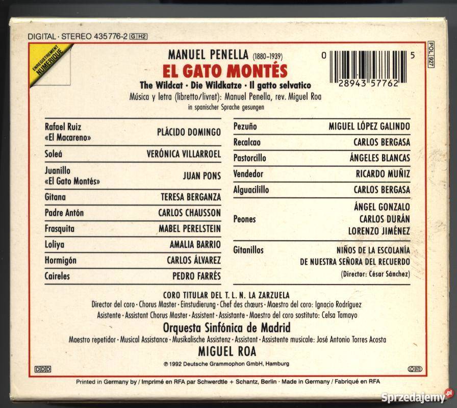 Placido Domingopłyta kolekcjonerska Łódź