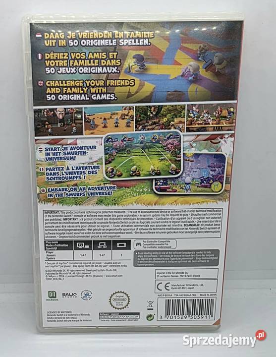 Gra The Smurfs Village Party Nintendo Switch Gry na konsole Elbląg