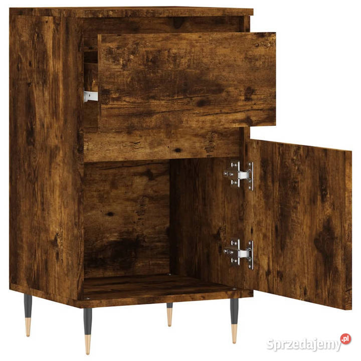 Komoda przydymiony dąb 40x35x70 materiał