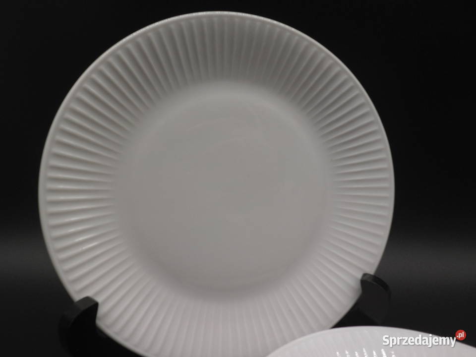 Talerzyki deserowe 4 białe Eschenbach Porcelana i szkło sprzedam