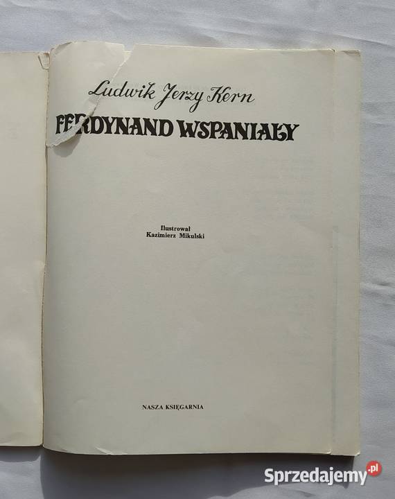 FERDYNAND WSPANIAŁY Ludwik Jerzy Kern Rok wydania 1991 Książki i Podręczniki