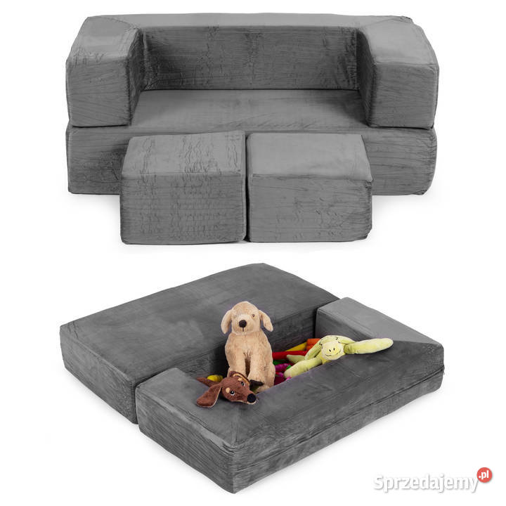 Sofa modułowa składana dzieci DIY 4 miękkie Smogorzów sprzedam