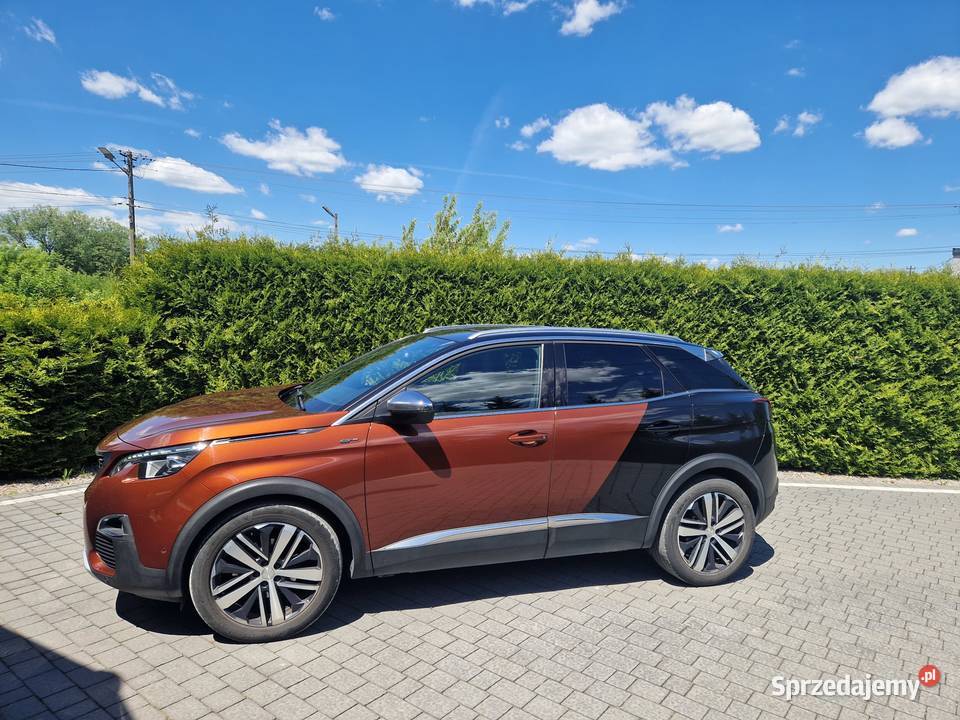 Piękny krajowy 100 bezwypadkowy Peugeot 3008 GT małopolskie Miechów