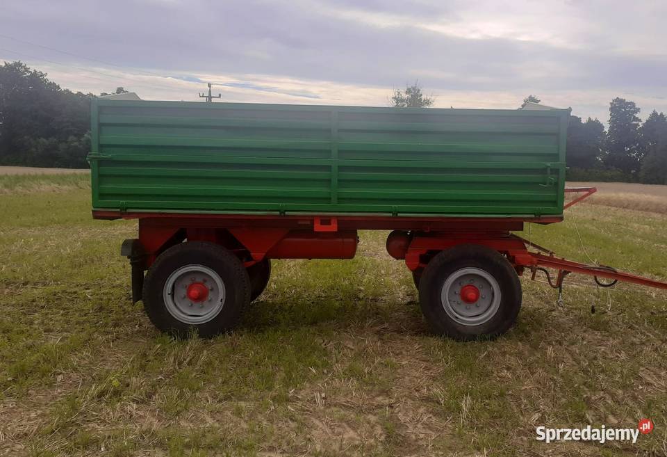 Przyczepa rolnicza wywrotka nieuszkodzony Maszyny rolnicze wielkopolskie