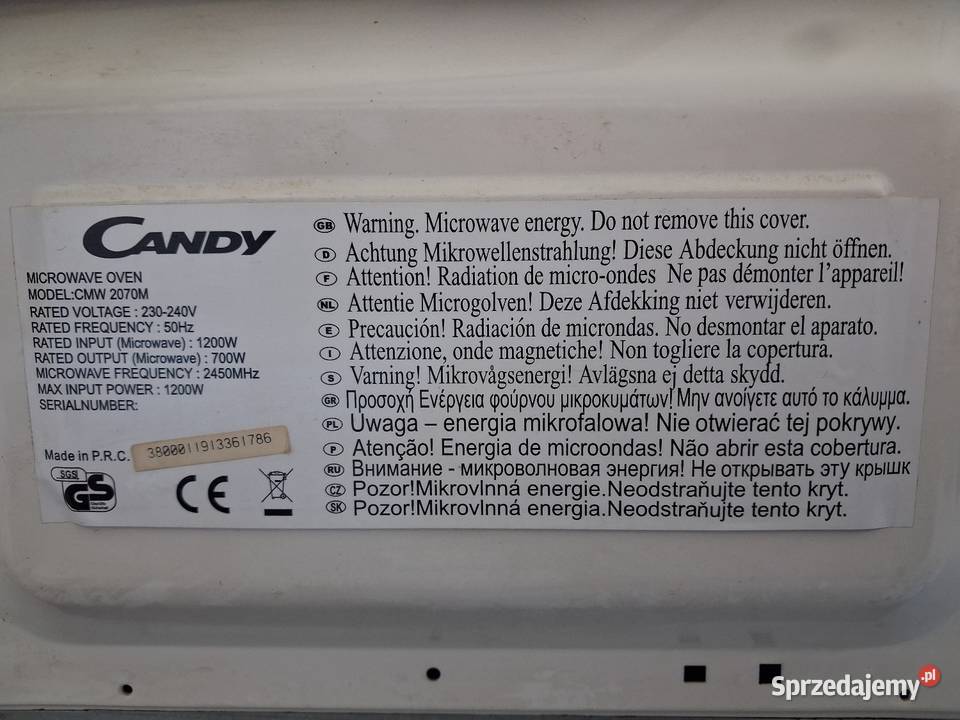 Kuchenka Mikrofalowa zadbana Inowrocław