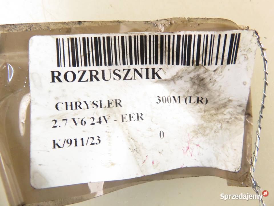 ROZRUSZNIK CHRYSLER 300M 27 V6 M001T84181ZC