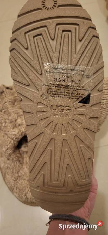 Nowe UGG śniegowce z kokardkami 37 rozmiar tkanina Warszawa