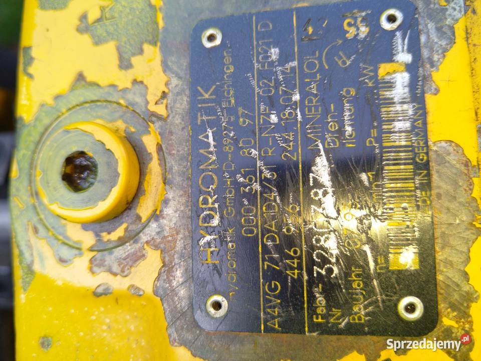 Pompa hydrauliczna Hydromatik A4VG Siedlce sprzedam