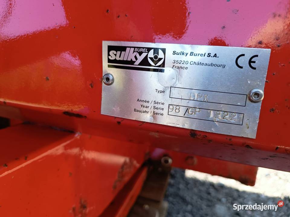 Rozsiewacz Sulky Dpx 1500 oryginał transport Bogoria