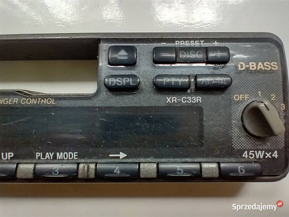 Sony XRC33R czołówka panel do radia Łódź