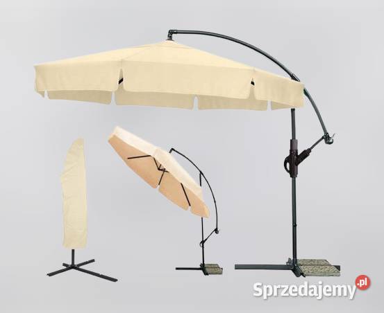 PARASOL OGRODOWY Duży Składany 350 Pokrowiec XXL Toruń