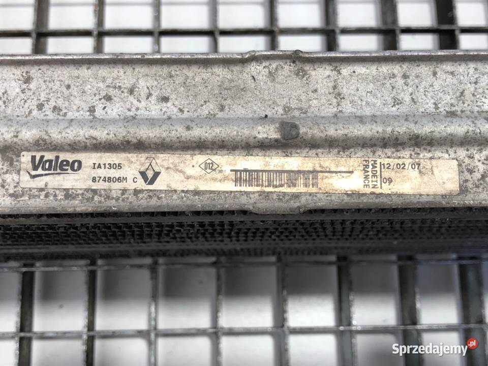 INTERCOOLER RENAULT MASTER II 874806M 25 120 Chłodnice powietrza (intercoolery)