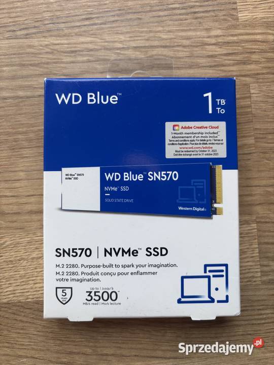 Dysk SSD M2 WD Blue SN570 1TB Sączów sprzedam
