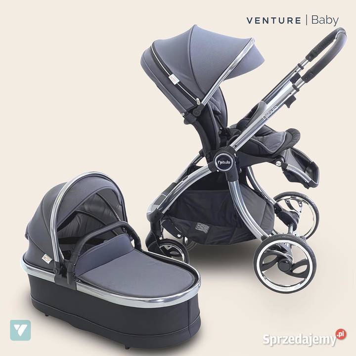 Venture Pram składany wózek odwracane siedzisko Łódź