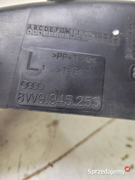 ZAŚLEPKA OSŁONA LAMPY LEWA A4 B9 AVANT 8W9945253 osobowe śląskie Przystajń