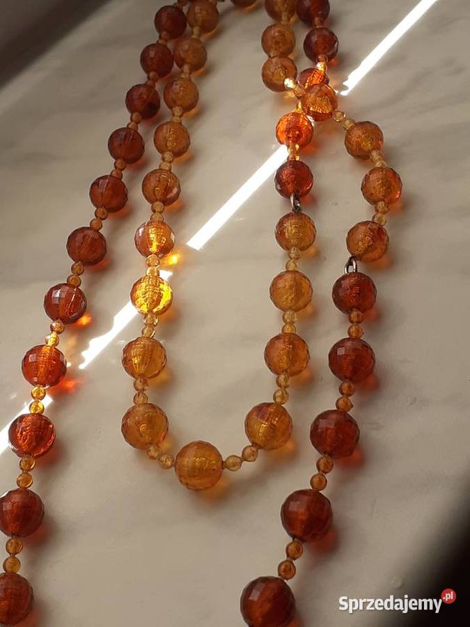 Naszyjnik z bursztynu Naszyjniki Naszyjniki Siedlce sprzedam