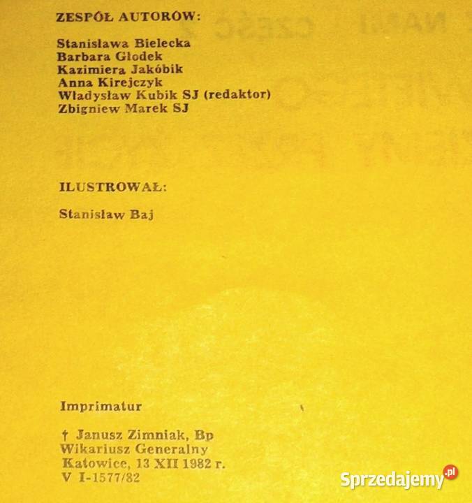 chrztu świętego z Jezusem idziemy życie Cz 2 S Chełm sprzedam