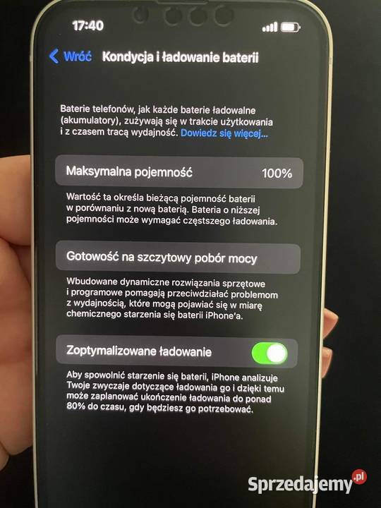 Miesięczny IPhone 14 128 GB księżycowa poświata Pabianice