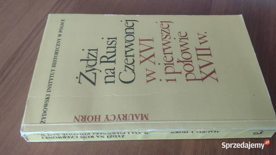 Żydzi na Rusi Czerwonej w XVI i pierwszej Książki naukowe i popularnonaukowe Gdańsk