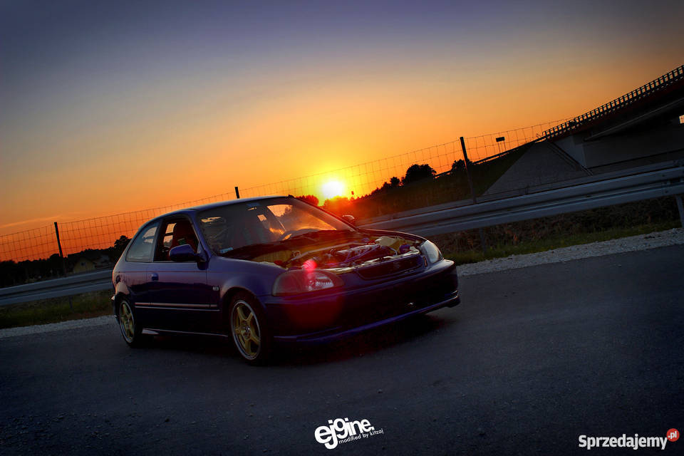 Honda Civic EJ9 98r modified by kitzaj D16Z6 aluminiowe felgi