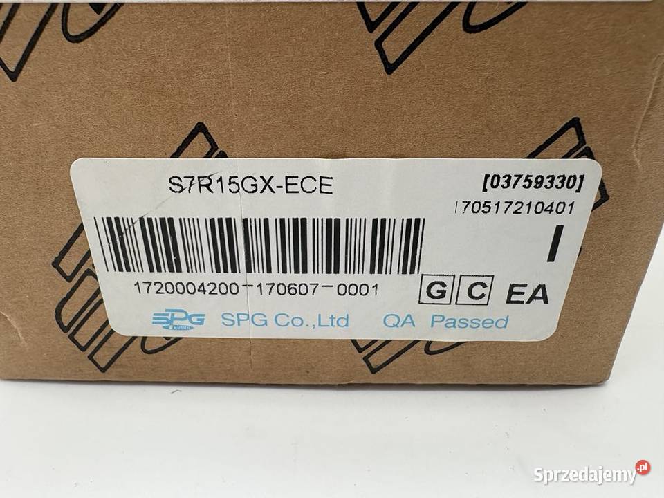 SPG S7R15GXECE Electric Motor 15 Pozostałe Warszawa