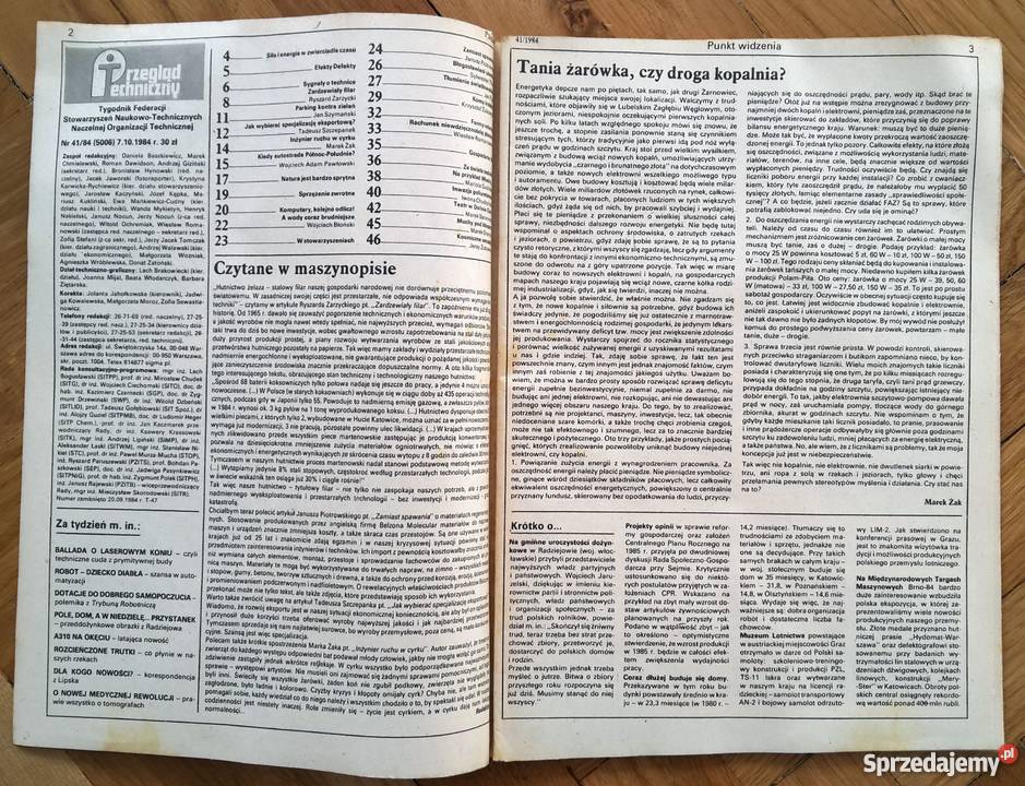 Przegląd Techniczny 4184 z 7 października 1984 tygodnik
