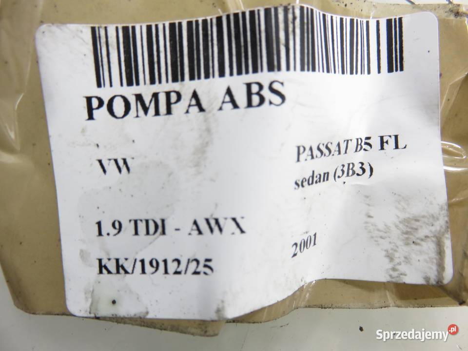 POMPA ABS VW PASSAT B5 0273004573 osobowe