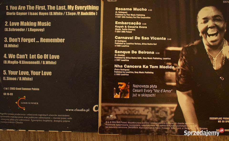 Barry White Cesaria Evora składak 3 płyty w Chełmno