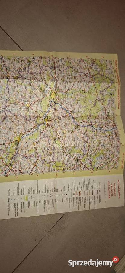 Mapa KrajSam 1976 Województwa Bydgoskie