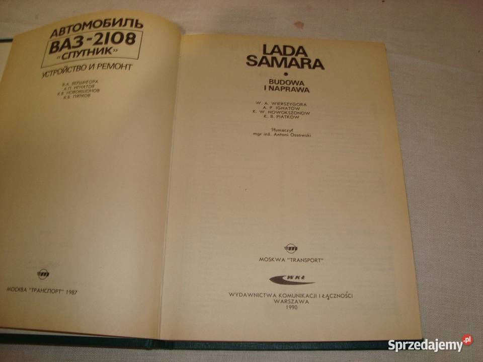 Obsługa i naprawa Łada Samara