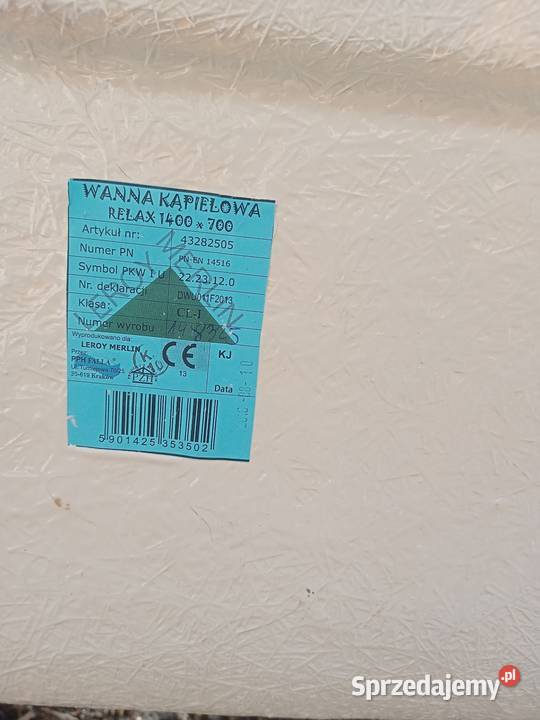 Wanna kąpielowa Wanny Błonie sprzedam