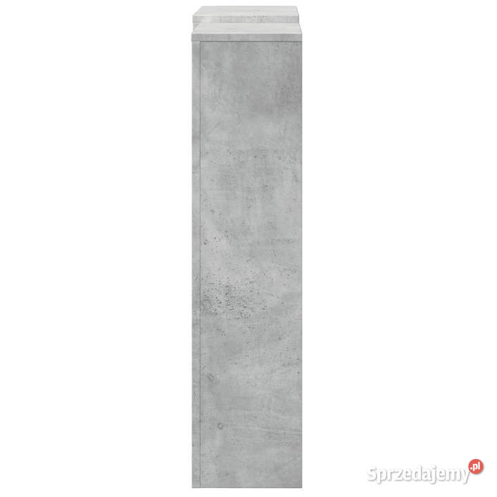 Osłona na grzejnik szarość betonu 205x215x835