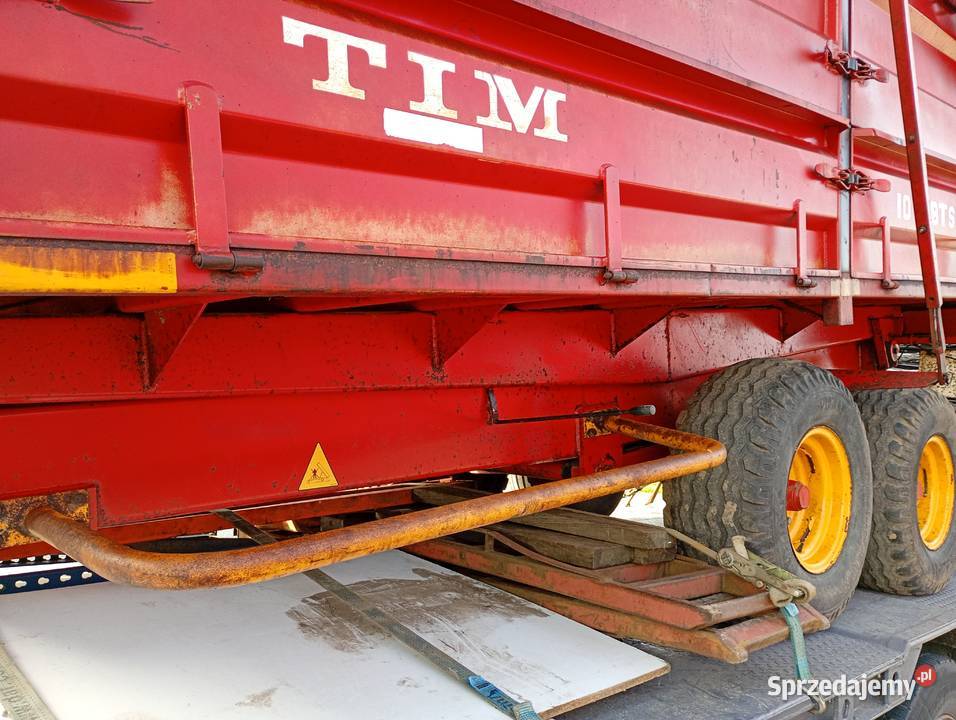 Przyczepa Tim 10 ton do przyjmowania wywrotka na Sośno