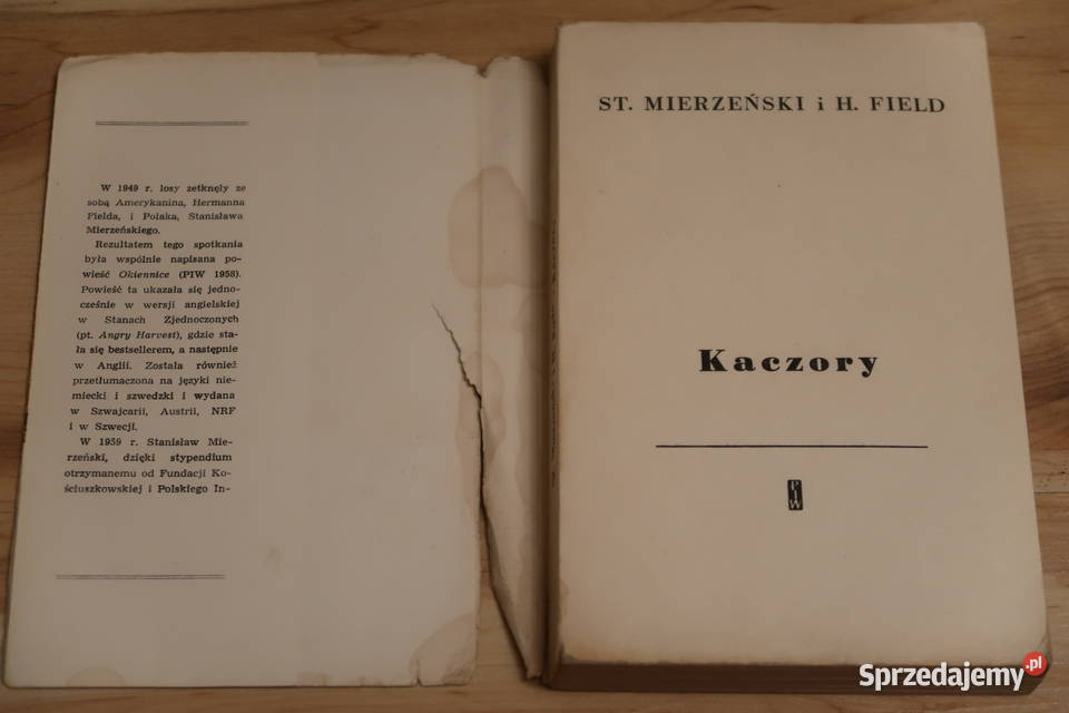 Stanisław Mierzeński i Hermann Field KACZORY miękka