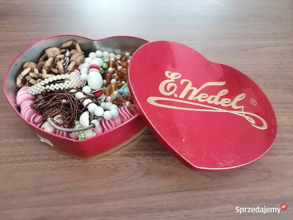 Puszka Pudełko metalowe w kształcie serca EWedel Łódź