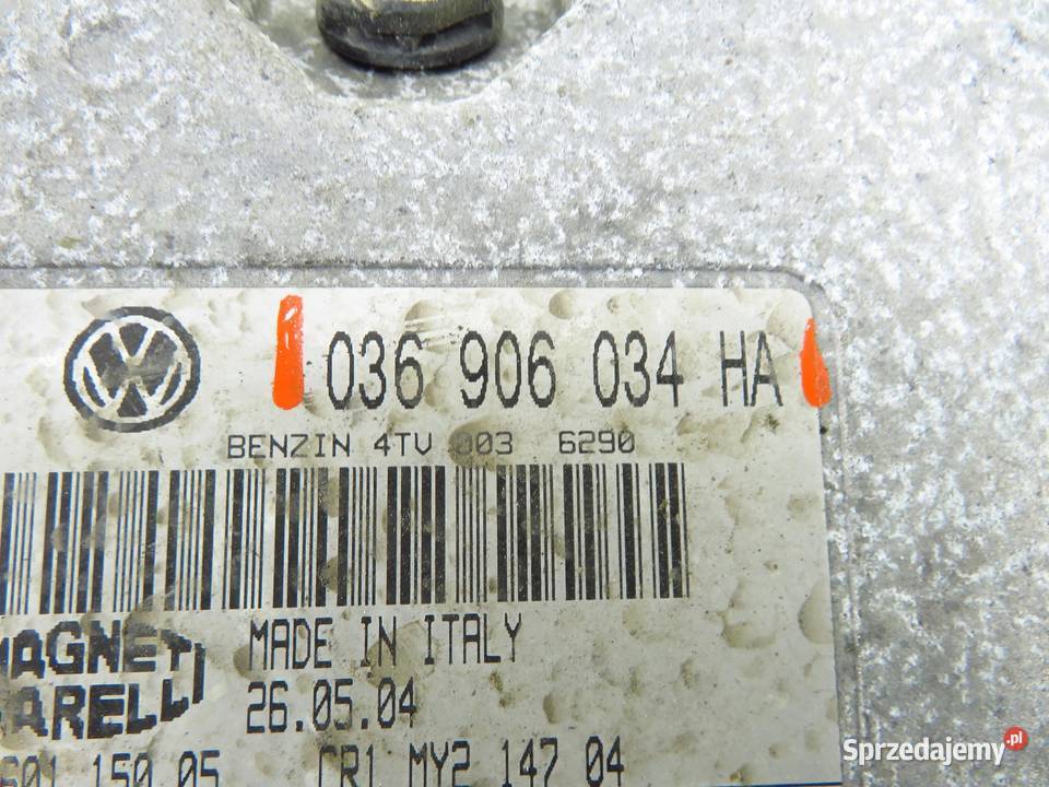 STEROWNIK SEAT IBIZA III 6L1 14 16V 036906034HA osobowe małopolskie